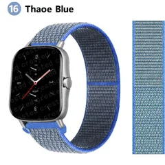 Bracelet en nylon de sport 20 mm/22 mm pour montre intelligente Amazfit GTS/GTR/Bip/Stratos-18