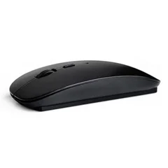 Souris optique sans fil USB ultra-fine 2,4 GHz avec récepteur pour ordinateur portable-2