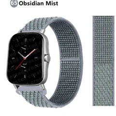 Bracelet en nylon de sport 20 mm/22 mm pour montre intelligente Amazfit GTS/GTR/Bip/Stratos-71