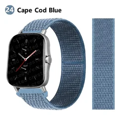 Bracelet en nylon de sport 20 mm/22 mm pour montre intelligente Amazfit GTS/GTR/Bip/Stratos-30