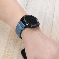 Bracelet en nylon de sport 20 mm/22 mm pour montre intelligente Amazfit GTS/GTR/Bip/Stratos-4