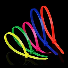100-Pack Nylon Self-Locking Corrosion-Resistant Cable Ties Cable Management Fixed Ties-5