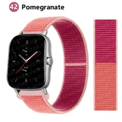 Bracelet en nylon de sport 20 mm/22 mm pour montre intelligente Amazfit GTS/GTR/Bip/Stratos-51