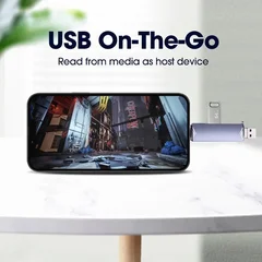 Leitor de cartão multifuncional 6 em 1 adaptador USB 3.0 para Type C e Micro OTG compatível com cartão TF, cartão SD e pen drive para notebook, celular Android e tablet-8
