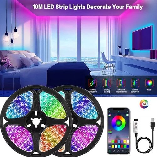 Amill USB 5050 SMD Bluetooth RGB LED Strip, 10m