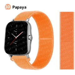 Bracelet en nylon de sport 20 mm/22 mm pour montre intelligente Amazfit GTS/GTR/Bip/Stratos-41