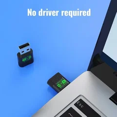 Karta sieciowa USB WiFi 6 Bluetooth 5.4 dwupasmowa 2.4G i 5GHz 900Mbps, bez sterowników-2