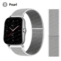 Bracelet en nylon de sport 20 mm/22 mm pour montre intelligente Amazfit GTS/GTR/Bip/Stratos-10