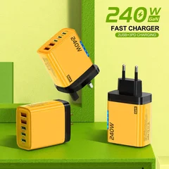 PD 240W Type C Fast Charger Quick Charge 3.0 Phone Charging Adapter-4