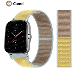Bracelet en nylon de sport 20 mm/22 mm pour montre intelligente Amazfit GTS/GTR/Bip/Stratos-52