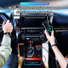 6-Port USB Car Charger, 4 USB + 2 PD, QC3.0-5