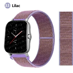 Bracelet en nylon de sport 20 mm/22 mm pour montre intelligente Amazfit GTS/GTR/Bip/Stratos-36