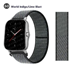 Bracelet en nylon de sport 20 mm/22 mm pour montre intelligente Amazfit GTS/GTR/Bip/Stratos-61