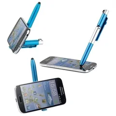 4-in-1 Folding Ballpoint Pen Touch Stylus Flashlight Tablet Phone Stand-5
