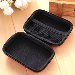 Mini Square EVA Storage Case Earphone Data Cable Portable Earphone Pouch-7