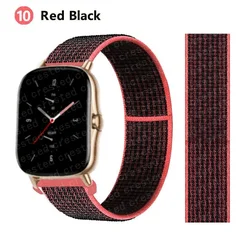 Bracelet en nylon de sport 20 mm/22 mm pour montre intelligente Amazfit GTS/GTR/Bip/Stratos-14