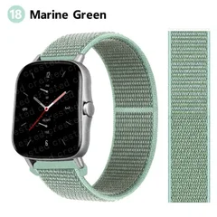 Bracelet en nylon de sport 20 mm/22 mm pour montre intelligente Amazfit GTS/GTR/Bip/Stratos-19