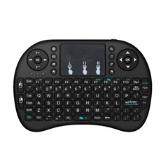 Mini tastiera wireless 2,4 GHz con telecomando touchpad air mouse compatibile con smart TV box e PC-8