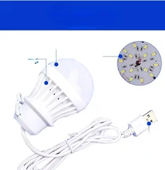 5W USB Emergency Reading Bulb LED Portable Night Light-7