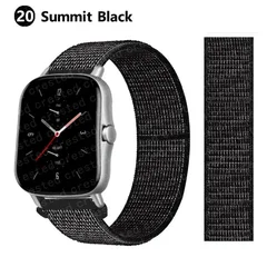 Bracelet en nylon de sport 20 mm/22 mm pour montre intelligente Amazfit GTS/GTR/Bip/Stratos-25