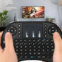 Mini tastiera wireless 2,4 GHz con telecomando touchpad air mouse compatibile con smart TV box e PC-3