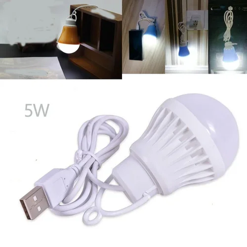 5W USB Emergency Reading Bulb LED Portable Night Light