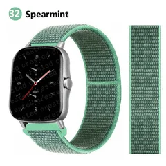 Bracelet en nylon de sport 20 mm/22 mm pour montre intelligente Amazfit GTS/GTR/Bip/Stratos-35