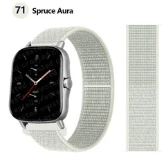 Bracelet en nylon de sport 20 mm/22 mm pour montre intelligente Amazfit GTS/GTR/Bip/Stratos-69