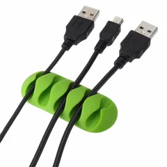 USB Charging Cable Organizer Desk Cable Clip Holder Management Tool-4