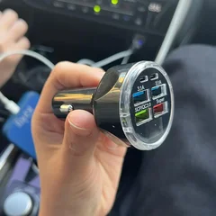 6-Port USB Car Charger, 4 USB + 2 PD, QC3.0-13