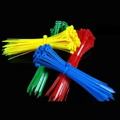 100-Pack Nylon Self-Locking Corrosion-Resistant Cable Ties Cable Management Fixed Ties-4