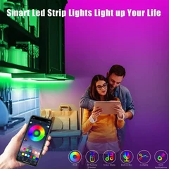 Amill USB 5050 SMD Bluetooth RGB LED Strip, 10m-4