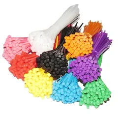 100-Pack Nylon Self-Locking Corrosion-Resistant Cable Ties Cable Management Fixed Ties-2