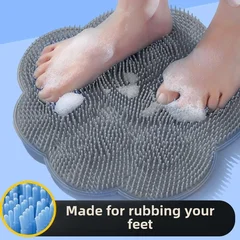Non-Slip Suction-Cup Shower Scrub & Massage Mat-2
