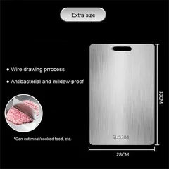 Double-Sided Stainless Steel Kitchen Cutting Board-10