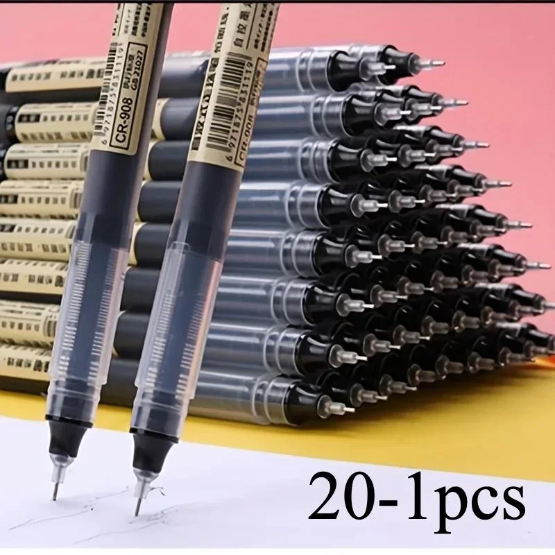 Needle-Tip Gel Rollerball Pens, 20 Pack