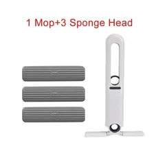 Strong Squeeze Foldable Sponge Self-Wringing Mini Mop Household Cleaning Mop-9
