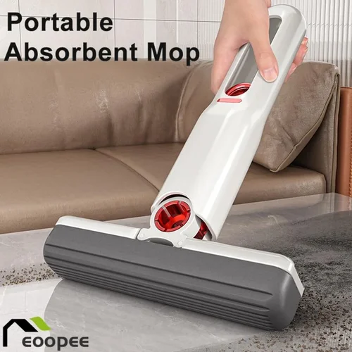 Strong Squeeze Foldable Sponge Self-Wringing Mini Mop Household Cleaning Mop