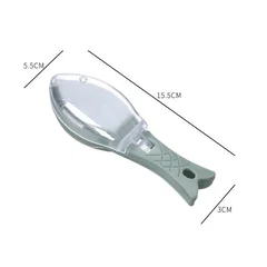 Splash-Proof Fish-Shape Covered Fish Scale Remover Brush for Home Use-8