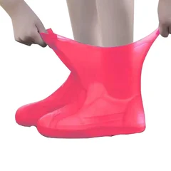 Couvre-chaussures imperméables en silicone et caoutchouc pour bottes de pluie en extérieur-6