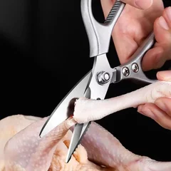 Stainless Steel Multi-Purpose Kitchen Scissors for Cutting Bone, Poultry and Fish-5