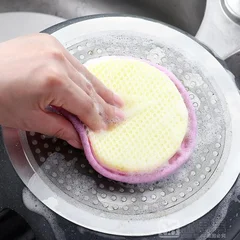 Double-Sided Kitchen Cleaning Sponge-3