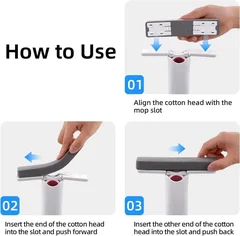 Strong Squeeze Foldable Sponge Self-Wringing Mini Mop Household Cleaning Mop-10