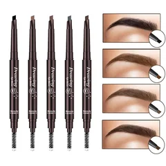 Long-Lasting Waterproof Smudge-Proof Natural Brown Eyebrow Pencil Tattoo Brow Tint Cream-2