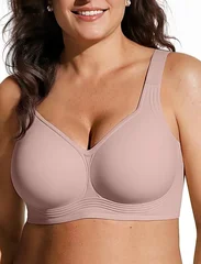 Leopard Print Seamless Wireless Gel Cup Plus Size Comfortable Everyday Bra-24