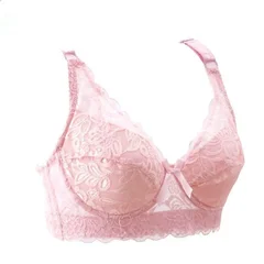 2025 Women's Ultra-Thin Cotton Lace Deep V Push-Up Bra-12
