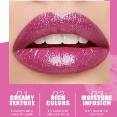 Diamond Shimmer Waterproof Long-Lasting Transfer-Proof Matte Velvet Lipstick-9