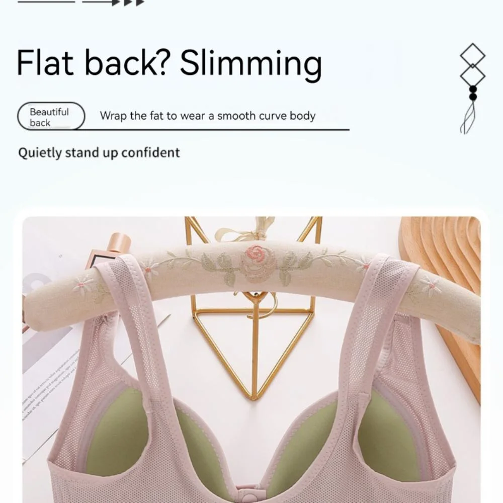 Plus Size Wire-Free Front-Closure Nursing Bra — Product detail image 3