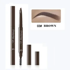 Long-Lasting Waterproof Smudge-Proof Natural Brown Eyebrow Pencil Tattoo Brow Tint Cream-7