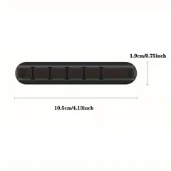 Silicone Desktop Cable Organizer, 5 Slots-5